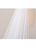 White Vintage Flowery Lace Wedding Veil Cathedral Length Veil